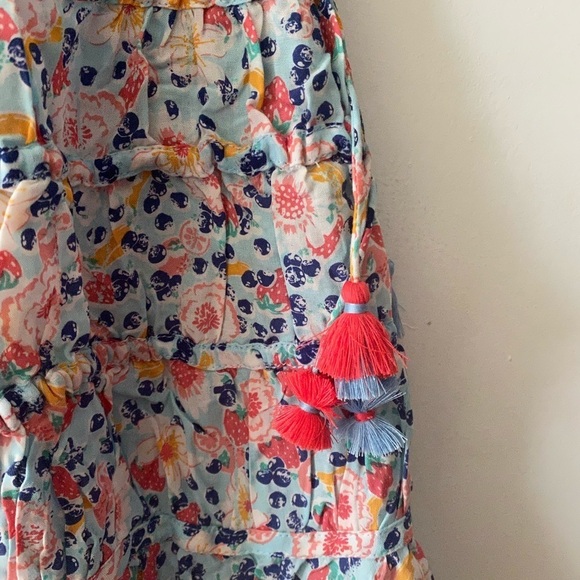 Poupette St. Barth Floral Mini Dress - Blue and Pink - Picture 8 of 12